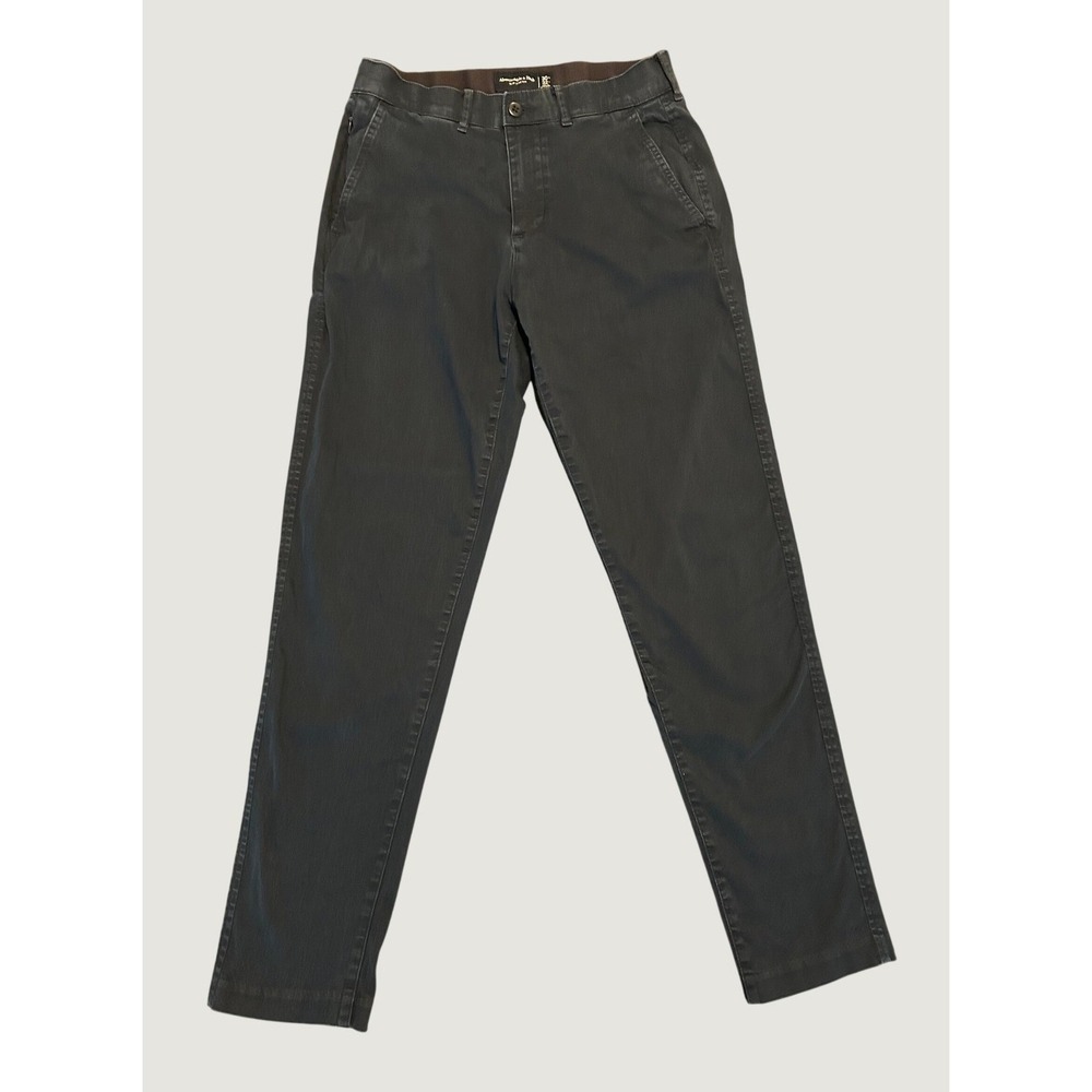 Abercrombie & Fitch Slim Stretch Chino Pants Navy Blue 30x32 130P0395 Mens 1521